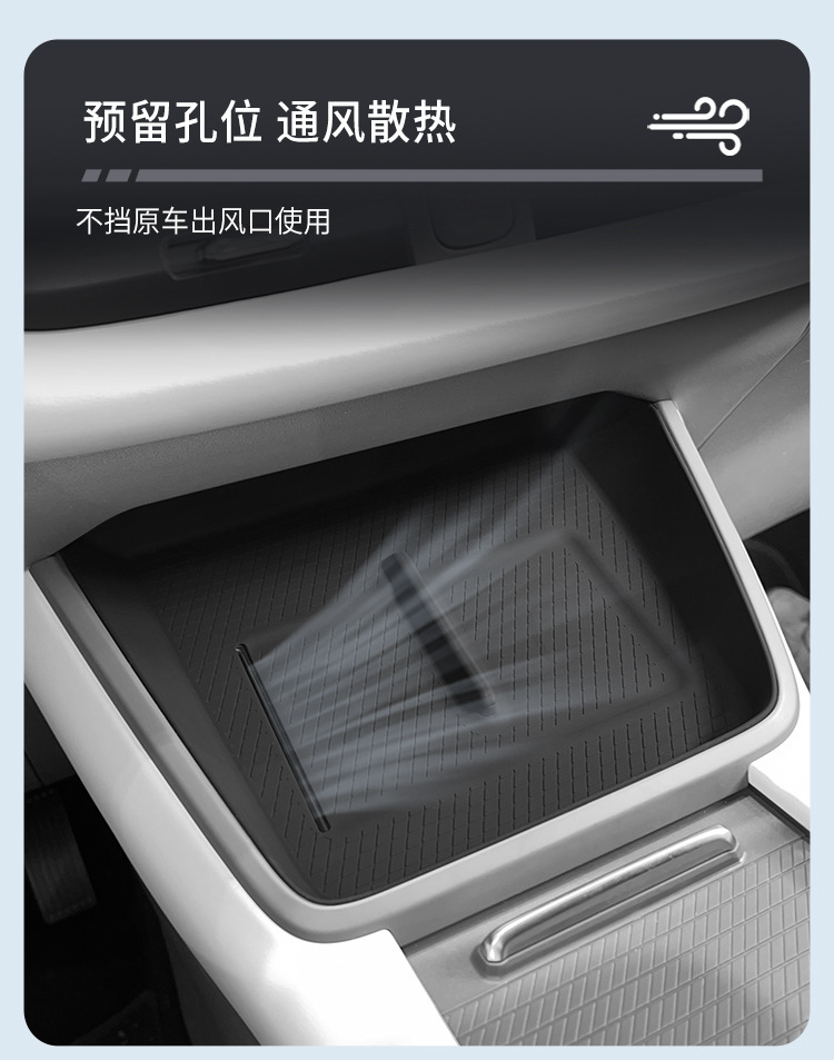 Suitable for Lynk & Co 06Emp Silicone Wireless Charging Pad, Central Control Protection Anti-Slip Mat, 26 Types of Interior Accessories