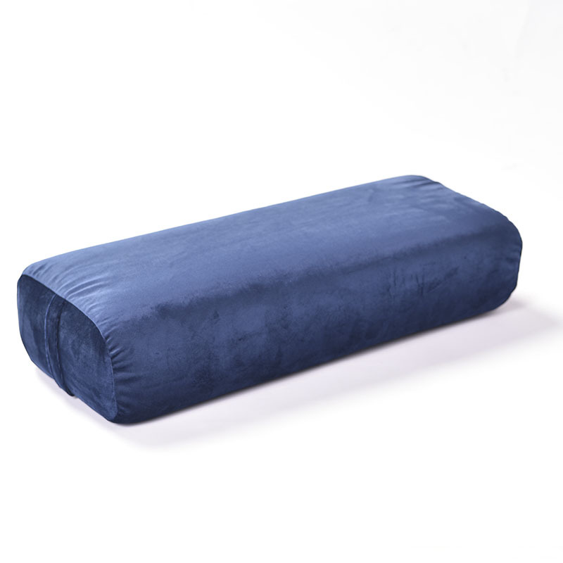 블루 벨벳 스퀘어 베개