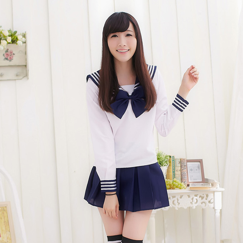 네이비 긴팔 세트