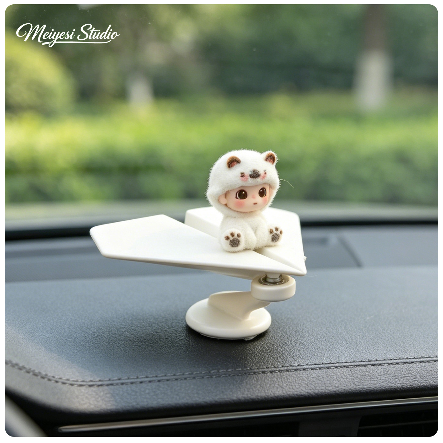 Crayón nuevo avión giratorio 2026 nuevo automóvil adorable joyería de dibujos animados decoración de curación descompresión