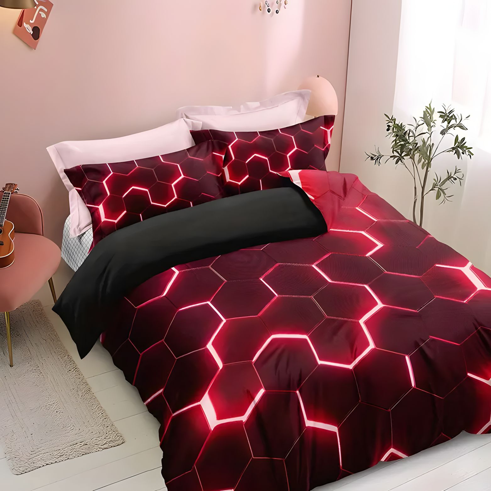 Deformación de flujo rojo