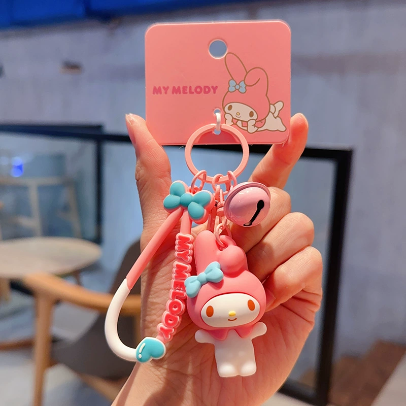 Плюшевый брелок Sanrio Hello Kitty, оригинал, мягкая подвеска 11×7.5 см, коллекционный талисман