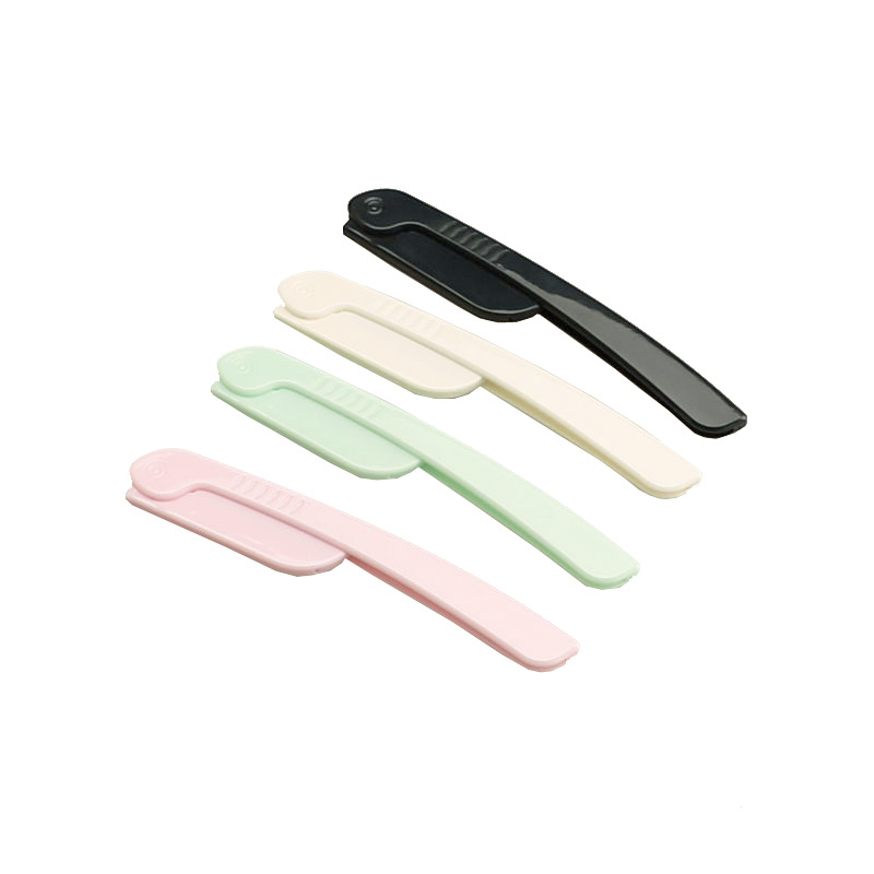 Tatuaje macro ceja trimmer raspador de cejas de acero inoxidable cuchillo corrugado desechable ceja trimmer belleza protector pelo trimmer