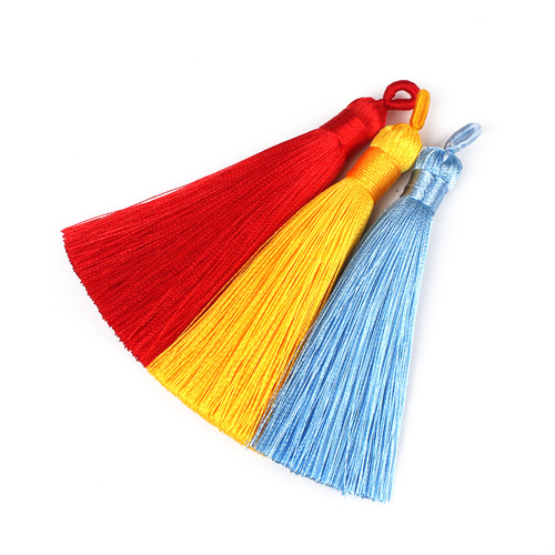 Ice Silk Tassel Tassel Hoop Tassel 8cm Hoop Tassel Tassel Bookmark Tassel Chinese Knot Tassel Manufacturer Wholesale