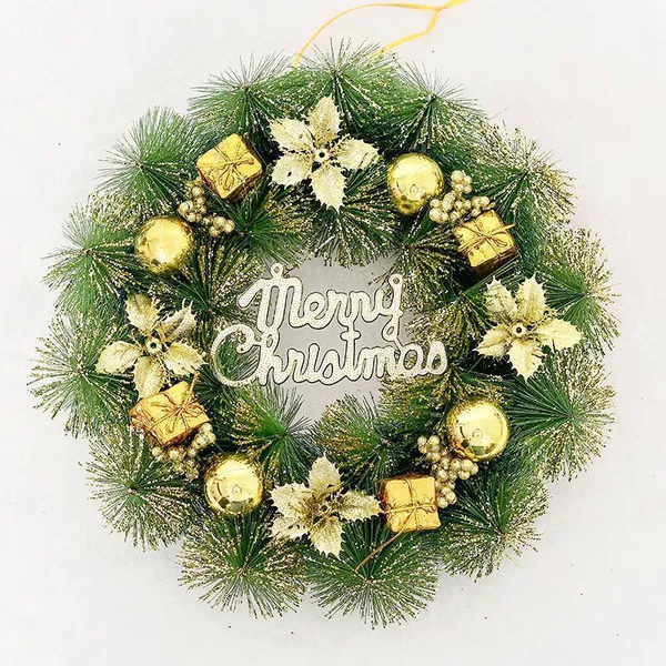 ➮35cm golden gift bag garland-free hook✰