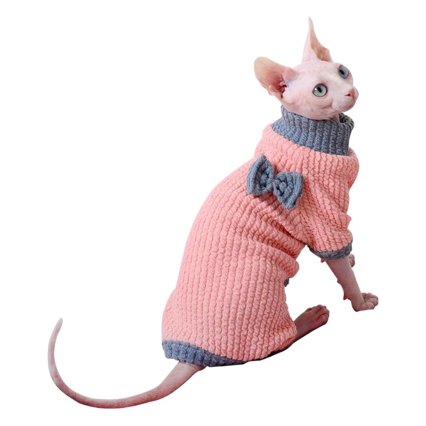 MOORSPET ropa de gato para mascotas Esfinge ropa de Gato sin Pelo ropa elástica de cuatro patas gatito ropa de hogar