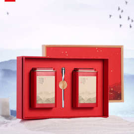 PK7J批发茶叶包装盒空礼盒西湖绿茶龙井铁罐白茶叶盒子半斤装空盒