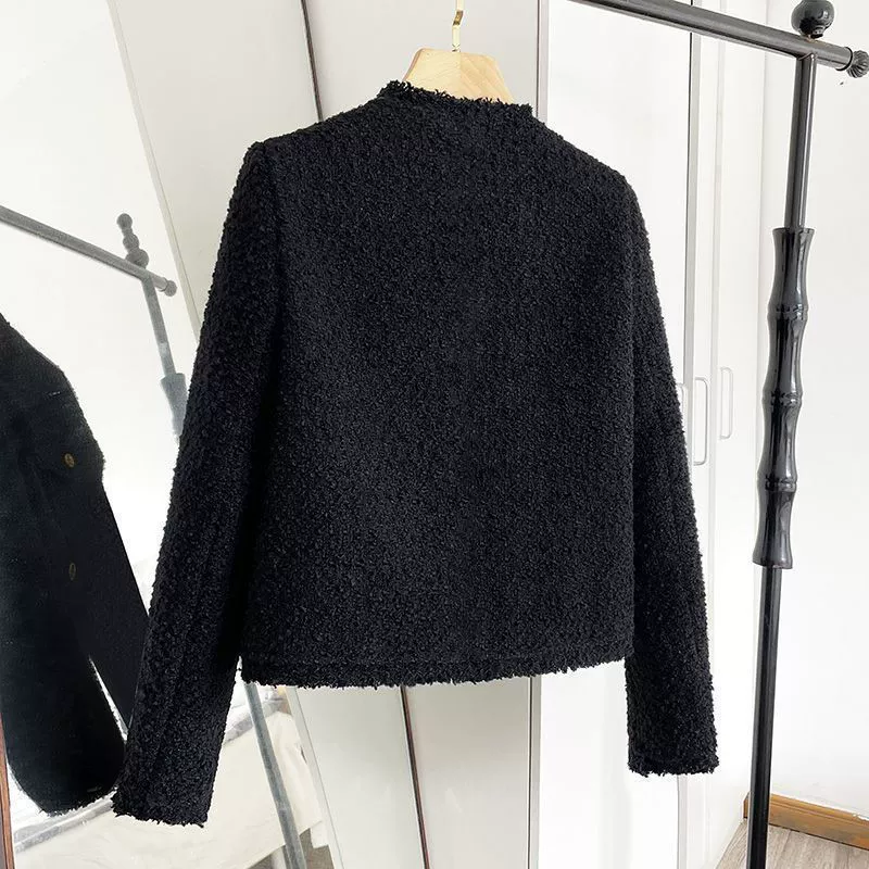 Весенняя куртка, ретро-сумка, 2024, французский стиль, в стиле Chanel, высококачественный, яркий эффектный стиль