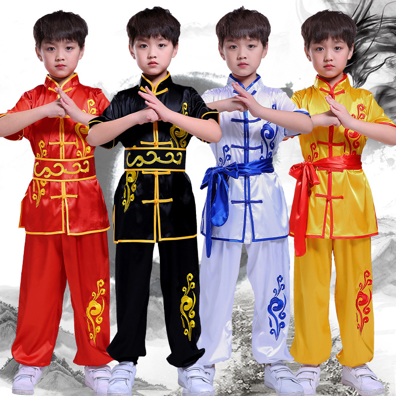 Children's suit for martial arts, sports sports clothing for students, Chinese style 2