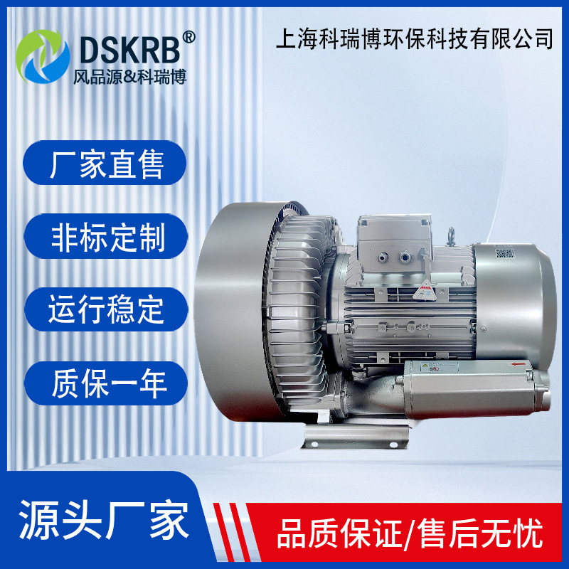 双叶轮旋涡风泵包装机械吸附真空泵 雕刻机用高压漩涡式鼓风机