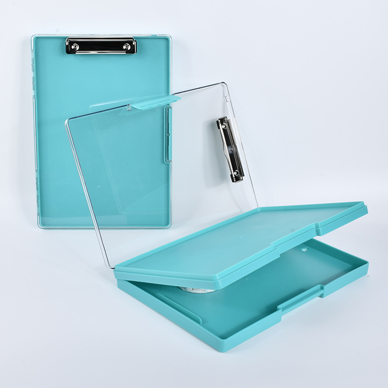 多機能フォルダー学生ライティングパッド大容量印刷可能なロゴドキュメント収納ボックス A4 強力なファイルボード