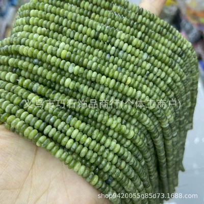 Spacer Beads Loose Beads DIY — Zərgərlik ara hissələri - natural-southern-jade-24mm