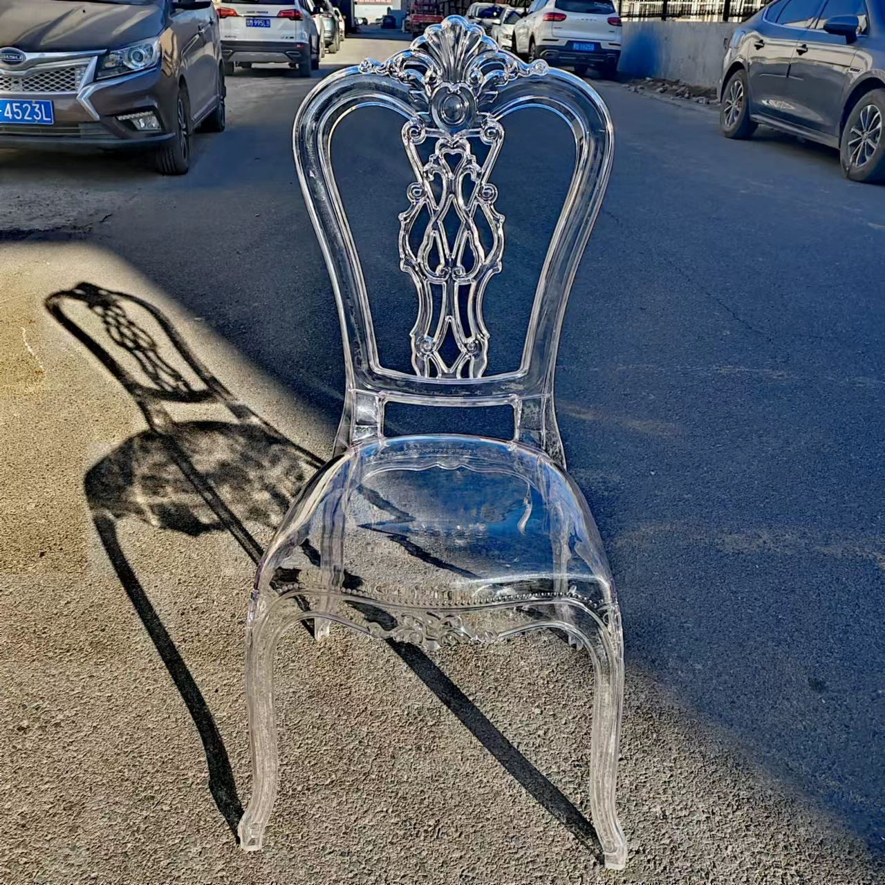 Хрустальный стул, зеркальный свадебный стул, стул для свадебного зала, банкетный стул, стул для отеля, уличный стул для газона, акриловый прозрачный обеденный стул