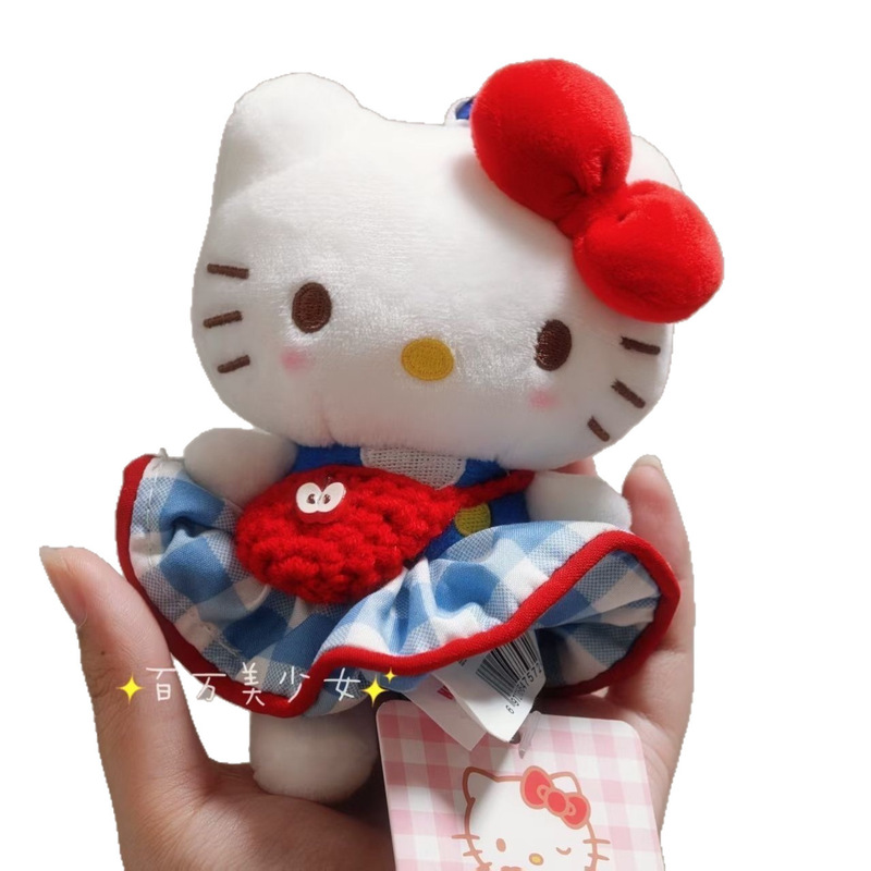 苹果挎包大摆裙kitty挂件新款哈喽kitty包包挂饰kt猫送闺蜜礼物女|undefined