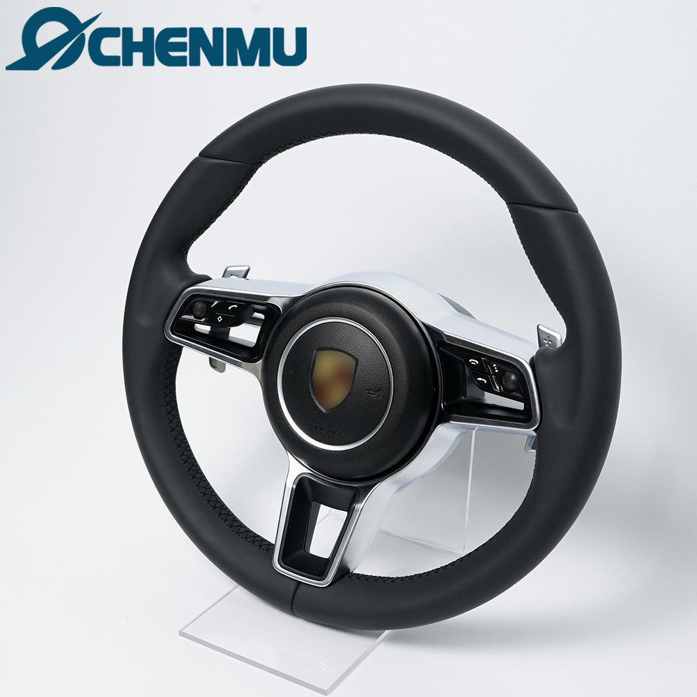 Modified Steering Wheel Assembly for Porsche Cayenne Panamera 911 Cayman 718 Boxster