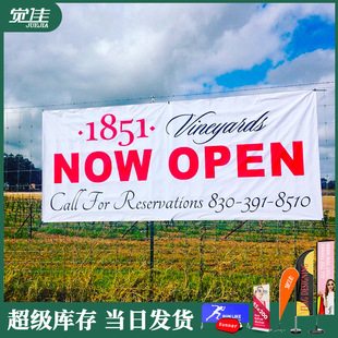 Customized Advertising Banner Vinyl Banner Windproof Mesh Spray-Painted Cloth Colorful Translucent Ventilation Mesh Banner