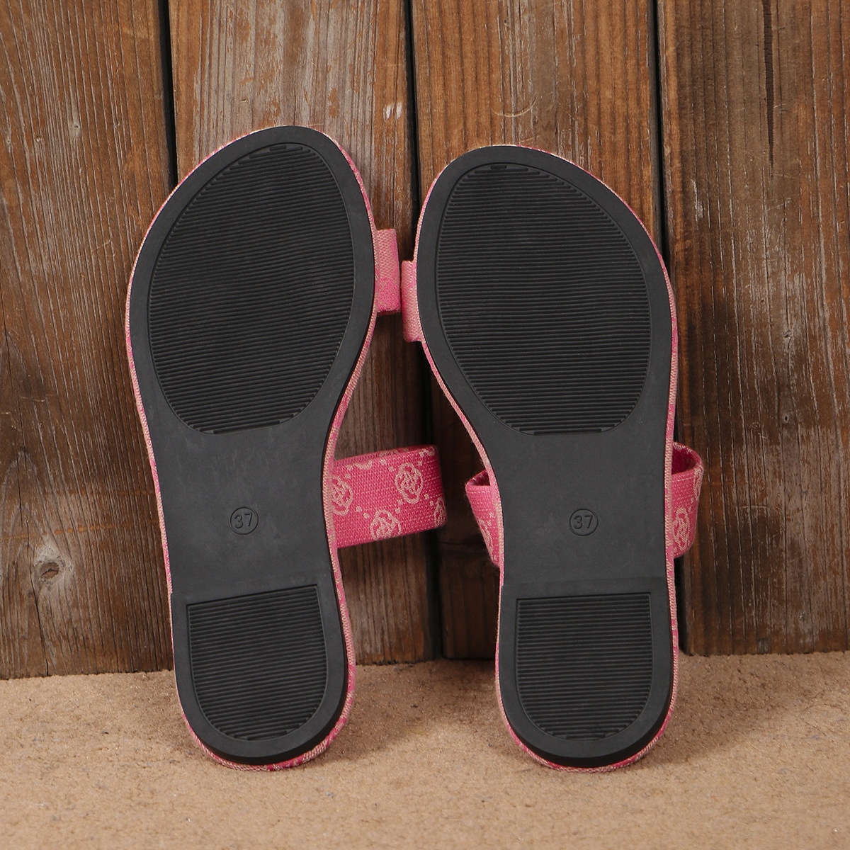 Große bestickte Flip-Flops mit flachem Boden für Damen, neue Outdoor-Strandsandalen, Hausschuhe_voghion.com
