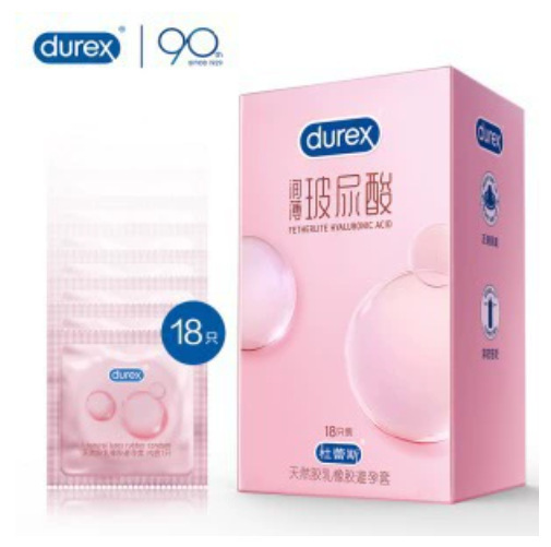 Condón Durex delgado ácido hialurónico ultra delgado condón pequeño depósito 3 12 artículos sexuales para adultos