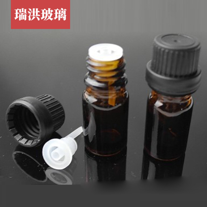Spot supply of oil bottle 5ml10ML15ml20ml30ml50m brown oil bottle with Big Head anti-theft cap Spot supply of oil bottle 5ml10ML15ml20ml30ml50m brown oil bottle with Big Head anti-theft cap