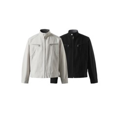 RUIIENRS x NANDCHN 2025 秋季新款美式复古简约立领外套J10070