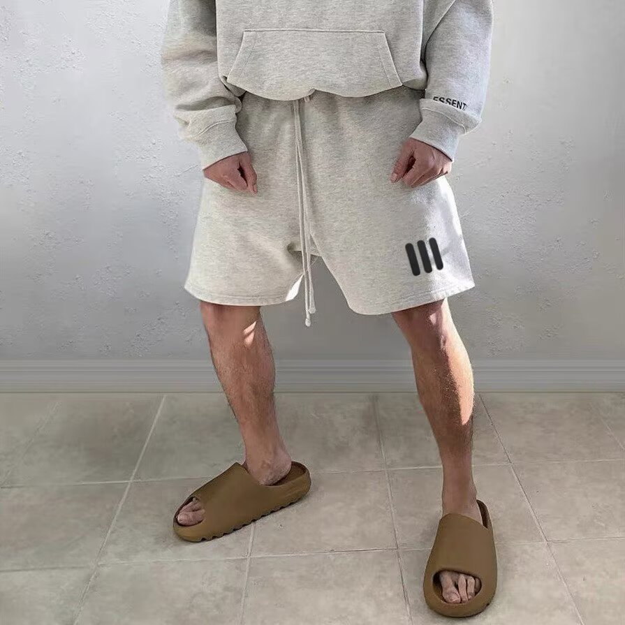 Cross-border Summer Original American Style Trendy Brand Three-bar Shorts Men's and Women's Couples High Street Loose Casual Pants