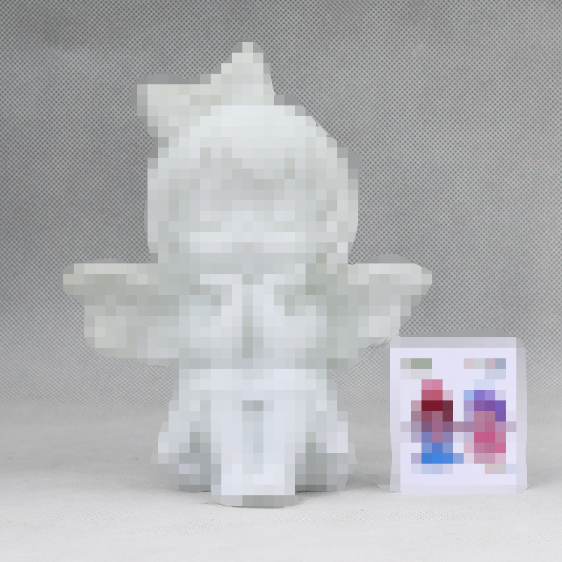 Gran vinilo yeso muñeca embrión blanco al por mayor puntada alcancía gran puntada artesanal DIY colorear blanco