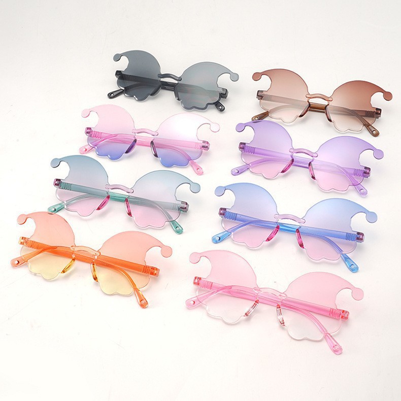 2025 nuevos lindos gafas de sol para niños PC en gafas de sol de comercio electrónico para correr gafas de protección solar UV para niños