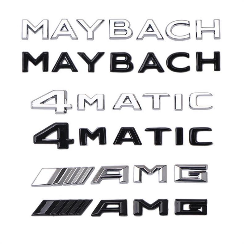 Mercedes-Benz Maybach S-Class, C-Class, E300L center console, AMG emblem, GLC interior, 4MATIC logo modification, V12 emblem