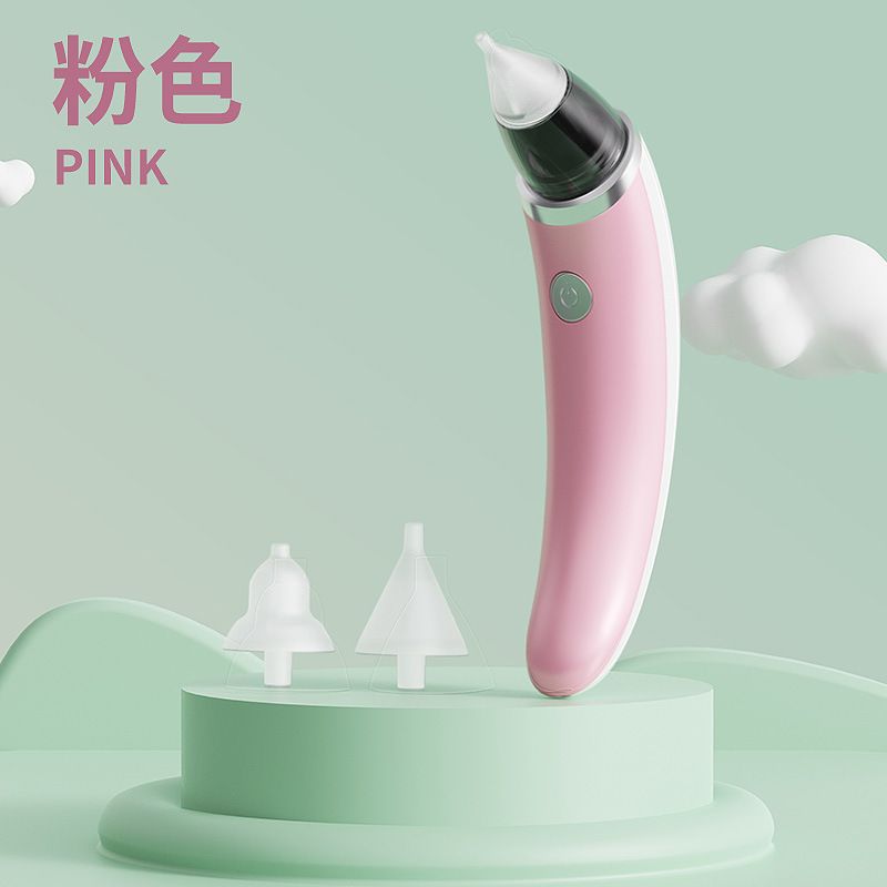 Bebé Aspirador nasal eléctrico recién nacido limpieza del bebé mocos congestión nasal excavación nariz excrementos USB limpiador de carga en stock