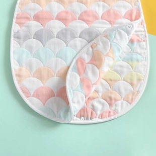 Category a Six-Layer Gauze Sleeping Bag Vest-Style Baby Spring & Fall Anti-Kick Quilt Pure Cotton Baby Newborn Kidsren Mushroom Hidden Buckle
