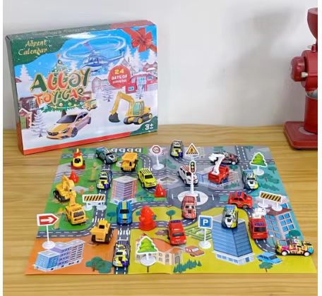 2023 Navidad cuenta atrás caja de montaje bloques construcción descompresión joyería unicornio chica juguete niños y niñas regalo