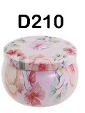 En stock, superventas en comercio electrónico transfronterizo: tarro de vela aromática de 2.2oz, tarro pequeño para flores, tarro de dulces étnico de hojalata, caja de hojalata. image 27