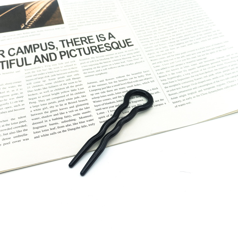 U자형 블랙 8.5cm