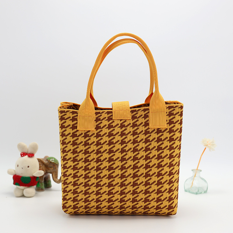 Japón y Corea del Sur tejido bolsas de mano bolsas de viaje de gran capacidad bolsas de compras de chicas fabricantes de bolsas H al por mayor