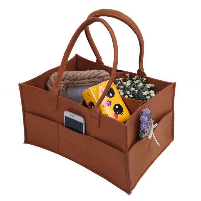 브라운 색상 33×23×18cm