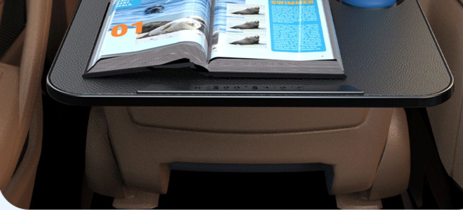 Car Small Table Board Car Rear Seat Office Dining Table Car Computer Folding Dining Storage Bracket