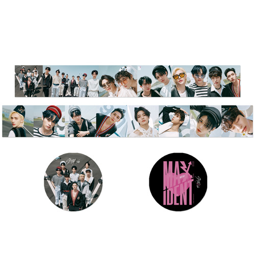StrayKids and Paper Tape New Album MAXIDENT Hwang Hyunjin's Periphery Same Kind of Notebook Sticker 