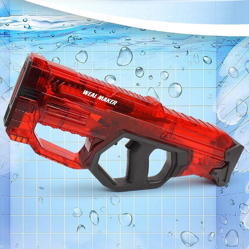 Pistola de agua eléctrica de pulso transfronterizo de alta capacidad de alta presión de agua de agua automática de absorción de agua para niños, niñas y niños pistola de juguete de agua