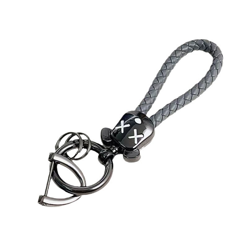 Woven cartoon keychain