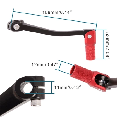 Other drive systems, XR50 CRF50 XR aluminum - red-head-black-rod