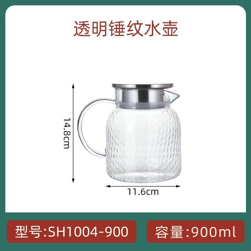 barraca de barbacoa martillo general resistente a alta temperatura a prueba de explosiones hervidor de agua fría de gran capacidad para el hogar engrosar y aumentar la tetera de flores