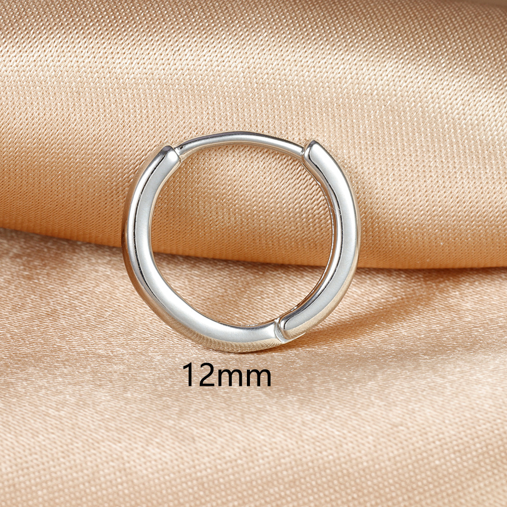 1 Piece Simple Style Circle Plating Copper Earrings display picture 18