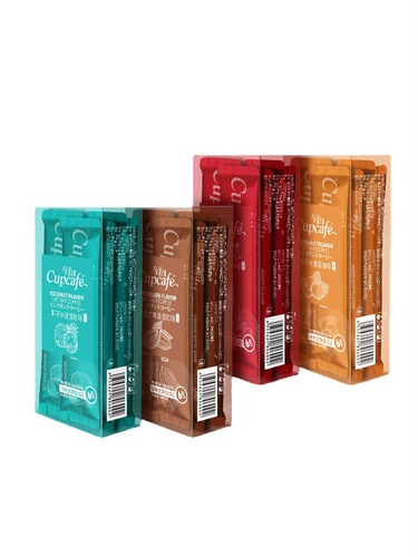 Imabari Cupcafe flavored instant coffee sticks 22g*6 roasted solid beverage three-in-one instant coffee