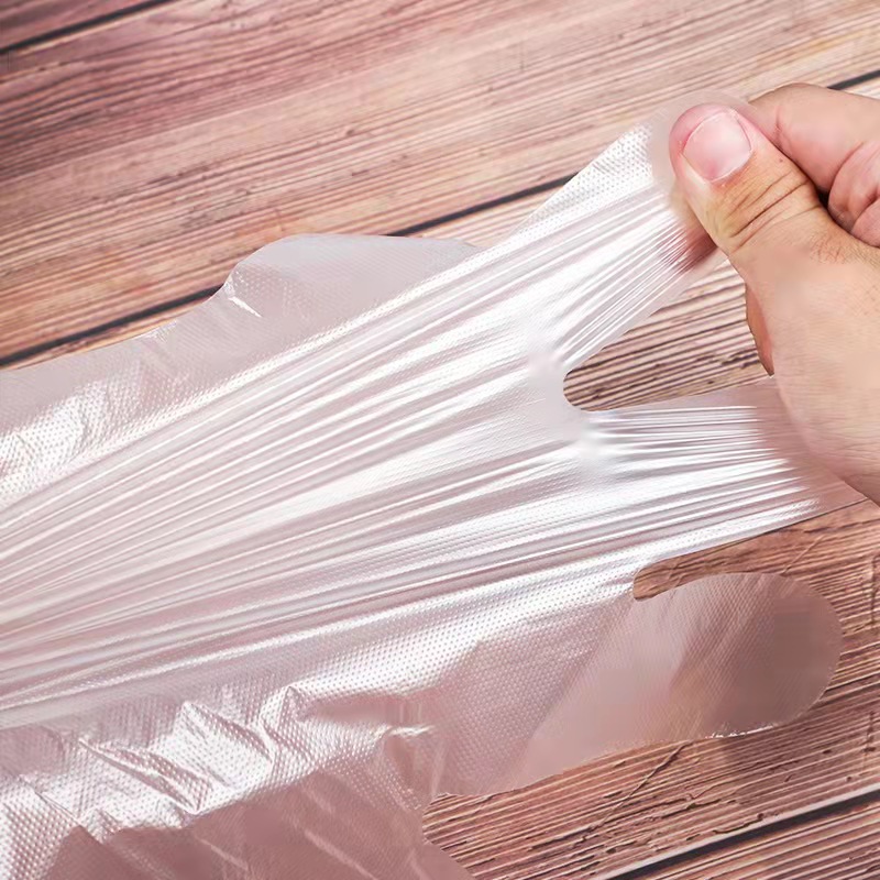 Guantes desechables de alta calidad para el hogar para lavar platos a diario catering limpieza de belleza cubierta protectora transparente de Palma 100 piezas