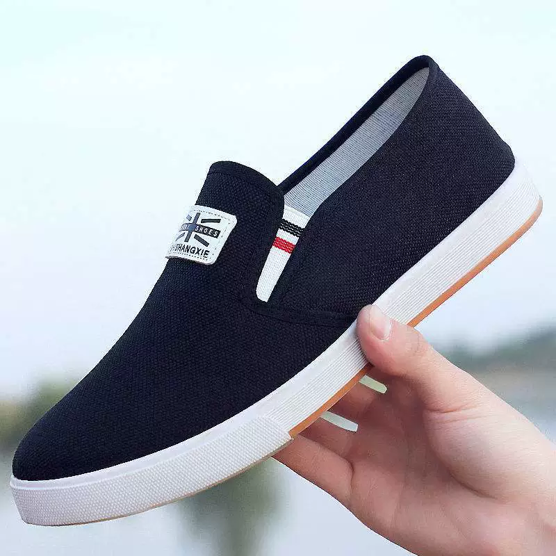 Slip-ons, summer footwear, breathable low sneakers for leisure, cloth sports shoes, autumn