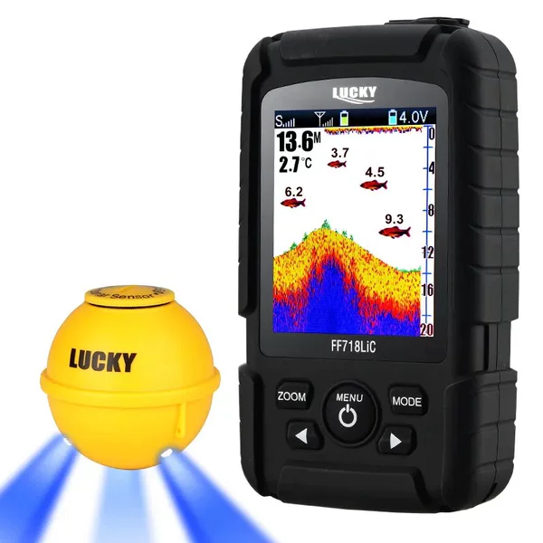Fish Finder wireless color screen sonar fish group detector outdoor supplies fishing gear wholesale fish finder