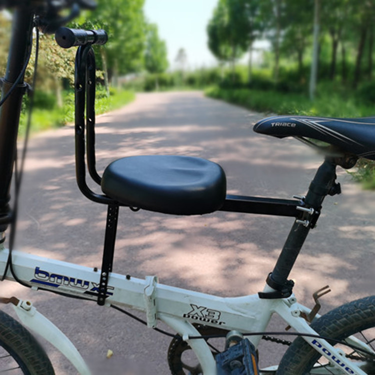 Shiyong Front Child Seat for Bicycle Mountain Bike Folding Bike (Motorcycle child seat) - a-thickened-black-seat-armrest