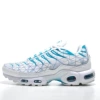 White and blue strip