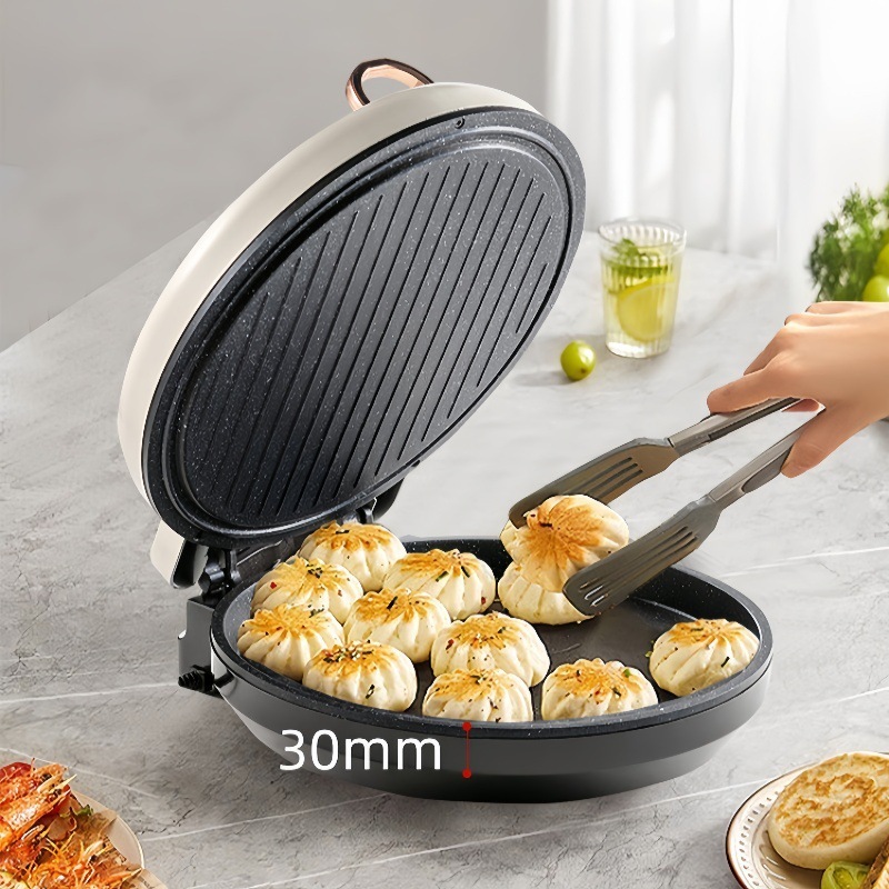 新品志高电饼铛煎烤炉双面加热电烤盘加深加大烙饼机多功能煎烤机|undefined