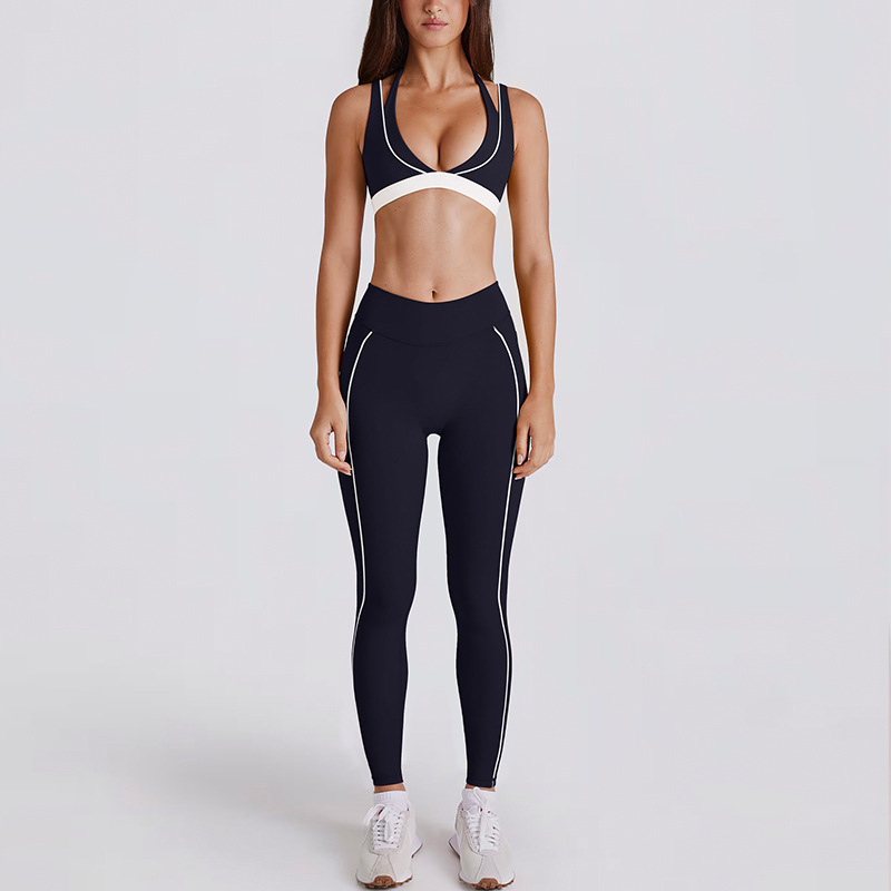 Trousers suit-dark night black